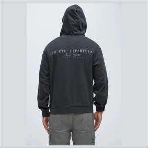 Derniers modèles de sweats à capuche pour hommes en molleton anti-rétrécissement, poids lourd 440GSM, broderie personnalisée, respirant, pour l'automne - Product Image 6