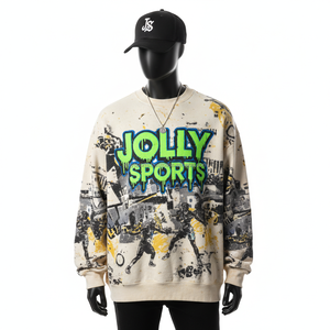 330 GSM coton polaire sweat qualité supérieure doux tissu brossé Style de rue imprimé Logo personnalisé basics sweat - Product Image 1