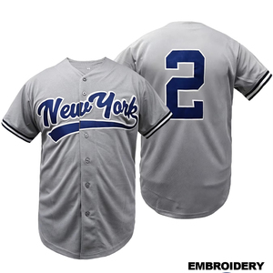 Nueva York para Hombre # Camiseta Deportiva con Bordado, Estilo Casual, Holgada, Manga Corta, Cuello en V, para Entrenamiento y Competición, Ropa Informal - Product Image 1