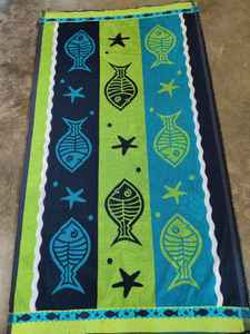 Toalla de playa de verano tejida Jacquard de algodón 100%, diseño personalizado, logotipo impreso, estilo a rayas, artículo de venta caliente, toalla de playa India Avior - Product Image 6