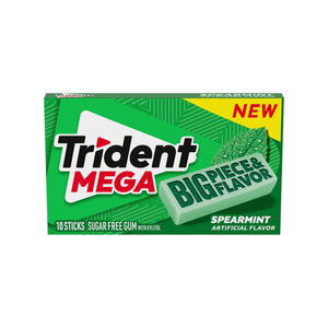 Goma de Mascar de Frutas Mixtas Sin Azúcar, Trident Refrescante y Afrutada, Paquete de 12 Unidades - Product Image 3