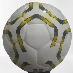 Bola de futebol profissional costurada à mão, bola de futebol/futebol branca personalizada de alta qualidade, tamanho 5, Sialkot, Paquistão