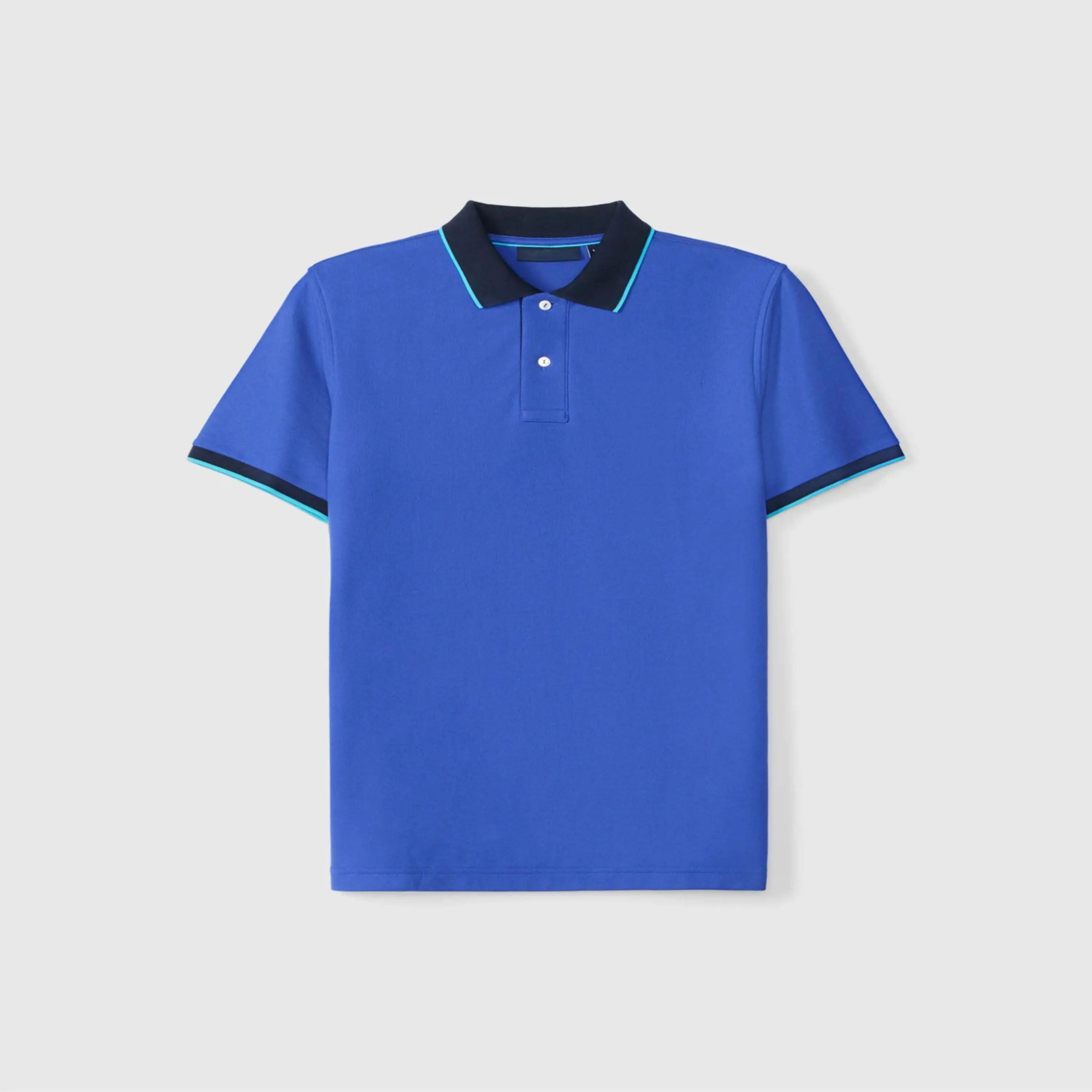 Người Đàn Ông Mới Polo-Áo Sơ Mi Trong 2024 Kinh Doanh Giản Dị T-Shirt Màu Rắn Polo Áo Sơ Mi Với Biểu Tượng Tùy Chỉnh