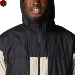 Chaqueta Cortavientos Disponible a Precio Económico, Ligera, Cómoda, con Colores Contrastantes, Chaqueta de Nailon Antiarrugas para Hombre - Product Image 4