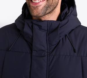 Blouson aviateur élégant grande taille pour hommes coupe-vent tendance avec coupe-vent à bulles - Product Image 4