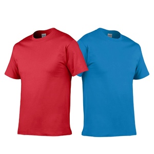 Impresión personalizada gimnasio algodón Camisetas cuello redondo Europa tamaño Camisetas cuello redondo 100% algodón camisetas unisex camiseta para hombres - Product Image 1