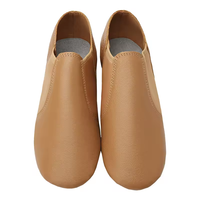 Chaussures de danse BOLD SMART pour femmes, professionnelles, pour jazz, latin, ballet, gymnastique, à semelle fendue, talon bas, dessus en cuir véritable, suède