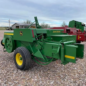 Envío Gratuito, Mini Enfardadora Cuadrada de Heno John D 348, Maquinaria Agrícola para la Compresión de Pasto con Componentes Principales - Product Image 1