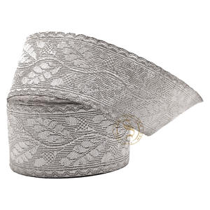 Braid Silver Mylar Oak Leaf 20 mm para uniformes de vestir de la industria de la Aviación | Insignia Oak Leaf Braid Lace para la venta - Product Image 5