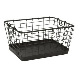 Cesta de Alambre Apilable de Acero Inoxidable de Alta Calidad con Asas, Organizador de Almacenamiento de Malla Metálica Rectangular para Cocina, Precio de Fábrica - Product Image 4