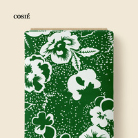 Tissu imprimé numérique en voile 100% coton, motifs nœuds et fleurs, faible MOQ, commande personnalisée, vente en gros FAH