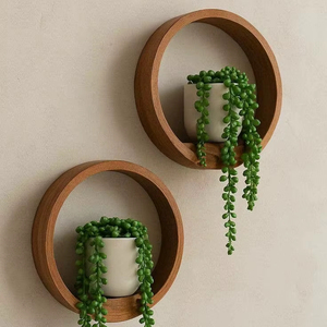 Durable Rustic Wooden Wall <b>Hanger</b> Perfect <b>For</b> Entryway Kitchen And Farmhouse Style Home Decoration - Product Image 1