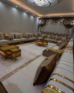 Asientos Orientales para el Suelo, Sofá Étnico, Sofá Árabe Majlis, Sofá Estilo Otomano, Conjunto Árabe Jalsa, Asientos Orientales de Lujo para el Suelo - Product Image 2