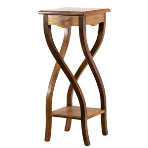 Support de plantes d'intérieur en teck massif moderne, table d'appoint, étagère inférieure, gain de place, meuble multifonction pour salon, hôtel - Product Image 5