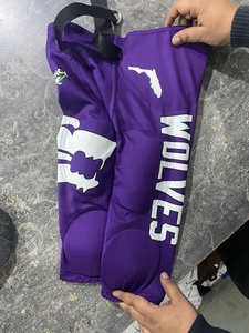 เสื้อฟุตบอลอเมริกันสตรีทแวร์ราคาถูก สีส้ม ชุดยูนิฟอร์มฟุตบอลอเมริกันสำหรับเด็ก ชุดกีฬา สีน้ำเงิน สีขาว ชุดฟุตบอลอเมริกัน - Product Image 3