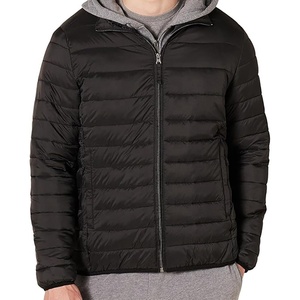 Free Design Custom Logo Men Down Bubble Padded Coat Jacket Outerwear Plain Puffer Jacket for Men HIGH STREET - Product Image 1