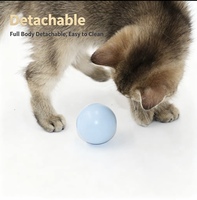 Jouet interactif pour chat avec clochette, balle roulante pour chats d'intérieur, jouets pour chatons, vente en gros, assortiment de couleurs