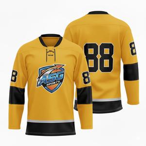 Maillots de hockey sur glace personnalisés 2026 – Premium 100 % polyester respirant, sublimés pour équipes (USA et autres) – Ensembles - Product Image 3