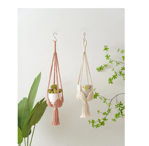 <b>Hanging</b> Pot Indoor, Floating Planter Customized Macrame Plant Hanger for <b>Wall</b> and Window Decoration - Product Image 1