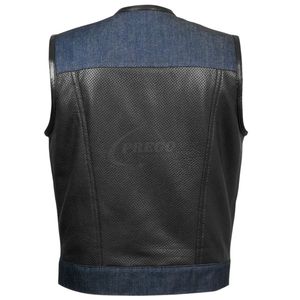 Chaleco de Motocicleta de Cuero PU al por Mayor para Mujer, Invierno, Transpirable, Impermeable, con Forro de Algodón - Product Image 6