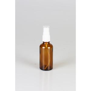 50ml <b>Amber</b> <b>Glass</b> Spray Cap <b>Bottle</b> Single Made in Turkey - Product Image 2