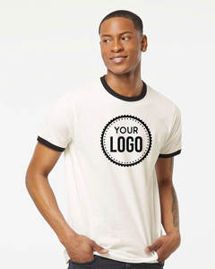 Port & Company PC54R เสื้อยืดผู้ชายย้อนยุค Ringer เสื้อยืดผ้าฝ้ายแขนสั้น - Product Image 2