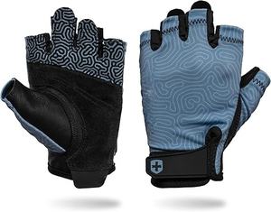 Guantes de nailon de medio dedo personalizados para gimnasio, ciclismo y entrenamiento físico, guantes de entrenamiento de levantamiento de pesas con agarre de cuero elástico - Product Image 6