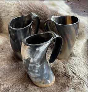 Medieval Wooden Bottomed Mug/Tankard Anniversary Gift, Husband Gifts, Couples Gift, Christmas Gifts - Product Image 1