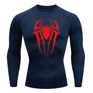 Men's UPF Long Sleeve Rash Guard <b>Swim</b> <b>Shirt</b> Moisture Wicking Quick Dry Lightweight Wrinkle Resistant 100% Polyester Customizable - Product Image 6