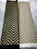Meilleure vente de tissu à paillettes georgette de viscose imprimé avec finition en daim pour robes de mariée fabriquées en Inde