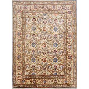 พรมทอแขวนผนังผ้าไหมสีงาช้าง Pae-4870พรมตกแต่งบ้านหรูหรา - Product Image 1