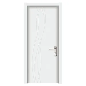 Beyaz boyalı ahşap özel boyut iç oda kapıları tasarımı ile kilit