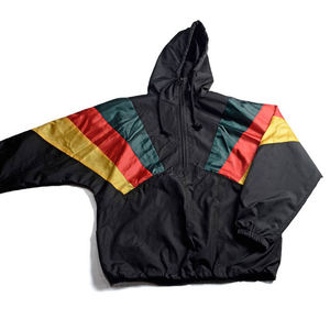 Conjunto de ropa de entrenamiento deportivo informal de secado rápido para hombre, chándales cortavientos con cierre de cremallera a prueba de viento para la temporada de verano - Product Image 1