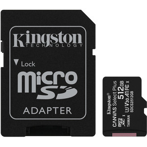 Kingston 64GB Canvas chọn cộng với Thẻ MicroSDXC | tối đa 100 MB/giây | UHS-I A1 lớp <span class=keywords><strong>10</strong></span> | với bộ chuyển đổi | sdcs2/64GB - Product Image 1