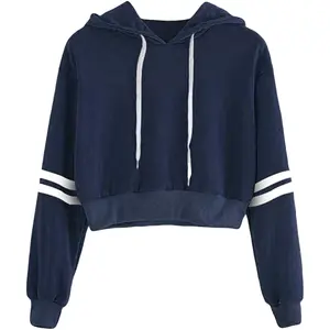 Clothing Supplier Custom Hot Sale High Quality Heavy Weight Autumn Wear Luxury Style Plus Size Breathable Cropped Hoodie