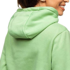 Sweat-shirt long à capuche personnalisé pour femme, couleur unie, en molleton de coton, avec poches avant, vêtements décontractés d'hiver, vente en gros OEM 2026 - Product Image 3