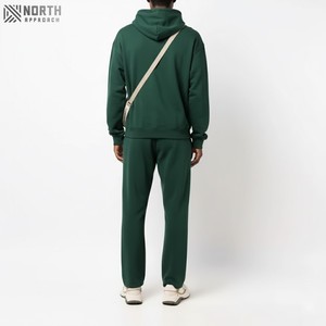 Nouveautés Pantalon évasé délavé à la peinture Ensemble de survêtement deux pièces en molleton épais en éponge française Ensemble de survêtement assorti - Product Image 5