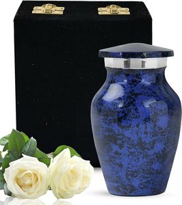 ขายร้อนคุณภาพสูงพร้อมส่งอลูมิเนียมเผาศพของที่ระลึกสําหรับซากมนุษย์ผู้ผลิตโดยตรงของที่ระลึก Urns - Product Image 1