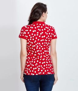 New Design Soft <b>Women's</b> Golf Polo Wholesale <b>Women's</b> Printed Polyester Polo <b>Shirts</b> With Custom logo - Product Image 2