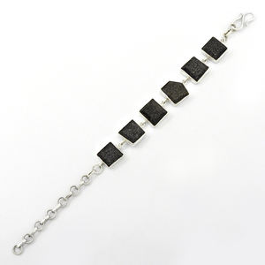 Aguamarina venta al por mayor pulsera de mujer joyería hecha a mano plata 925 pulseras a granel joyería fabricante proveedor de la India - Product Image 5