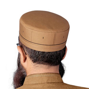 Burhaan Premium Polyester Cotton Kufi Hat Comfortable Breathable Islamic Prayer Accessory with Custom Logo for Spring Season - Product Image 2