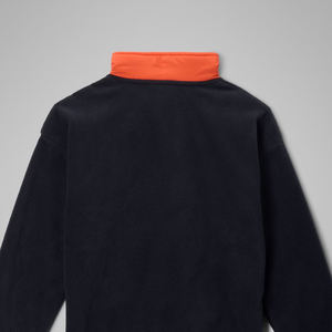 Sweat-shirt en polaire pour garçons avec poches zippées, col montant, design bicolore, logo personnalisé, vêtements décontractés, design tendance, manches longues - Product Image 5