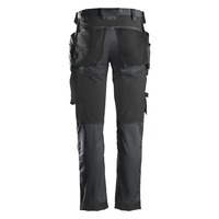 Pantalon cargo droit multi-poches pour homme, couleur noire, coupe classique, vêtements de chasse, doublure polaire respirante, style vintage