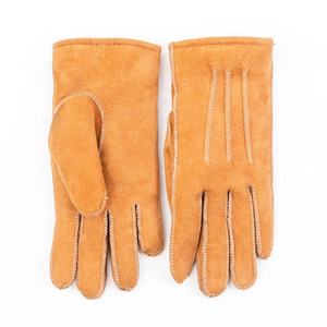 ถุงมือหนังนิ่มสีน้ำตาลสำหรับผู้ชายผู้หญิง, สินค้ามาใหม่ - Product Image 2