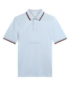 Camiseta de Hombre de Primera Calidad con Cuello Personalizado, Diseño Sólido, Cómoda, Transpirable, Etiqueta Tejida, 180g, Bordada, con Botones - Product Image 5