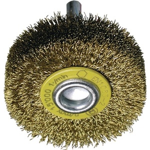 TECWERK <b>Round</b> <b>Brush</b> D.60mm 0.2mm Wire Thickness 18mm MS 15000min- - Product Image 1