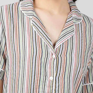 Conjunto de Verano de Alta Calidad para Mujer, Ropa de Calle, Colección de Verano, Logotipo Personalizado, Conjunto de Pantalones Cortos de Manga Corta para Mujer, Servicio OEM - Product Image 5