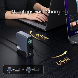 <span class=keywords><strong>Chargeur</strong></span> GaN 3-en-1 <span class=keywords><strong>140W</strong></span>, <span class=keywords><strong>chargeur</strong></span> rapide USB-C 5 ports, <span class=keywords><strong>chargeur</strong></span> universel GaN PD 3.1 pour ordinateur portable, iPhone, Samsung, tablette - Product Image 3