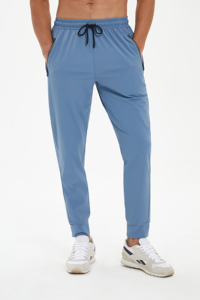 Pantalon de survêtement décontracté pour homme 2024, 100 % coton sergé, coupe-vent, imperméable, écologique et respirant - Product Image 2