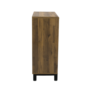 Cómoda Moderna de 4 Cajones, Cómoda de Madera para Dormitorio con Base de Metal, Mueble de Almacenamiento Minimalista para el Hogar - Product Image 5